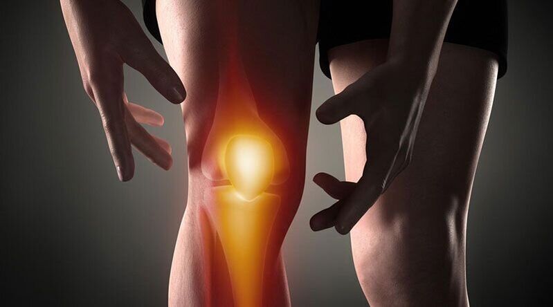 Poruchy metabolických procesov v štruktúrach kĺbu môžu vyvolať bolesť v kolene